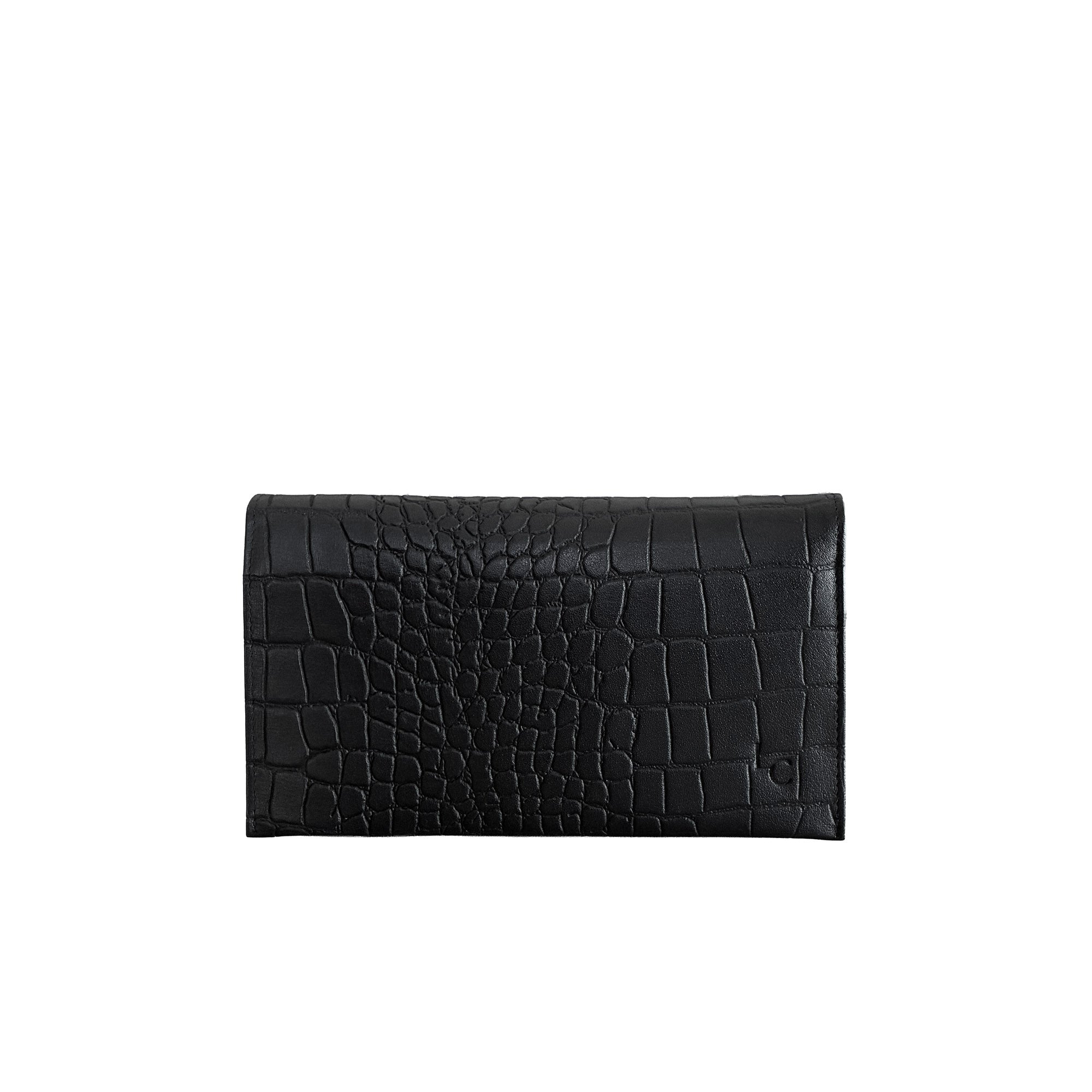 Sommarlov Crossbody Clutch - Black Croc