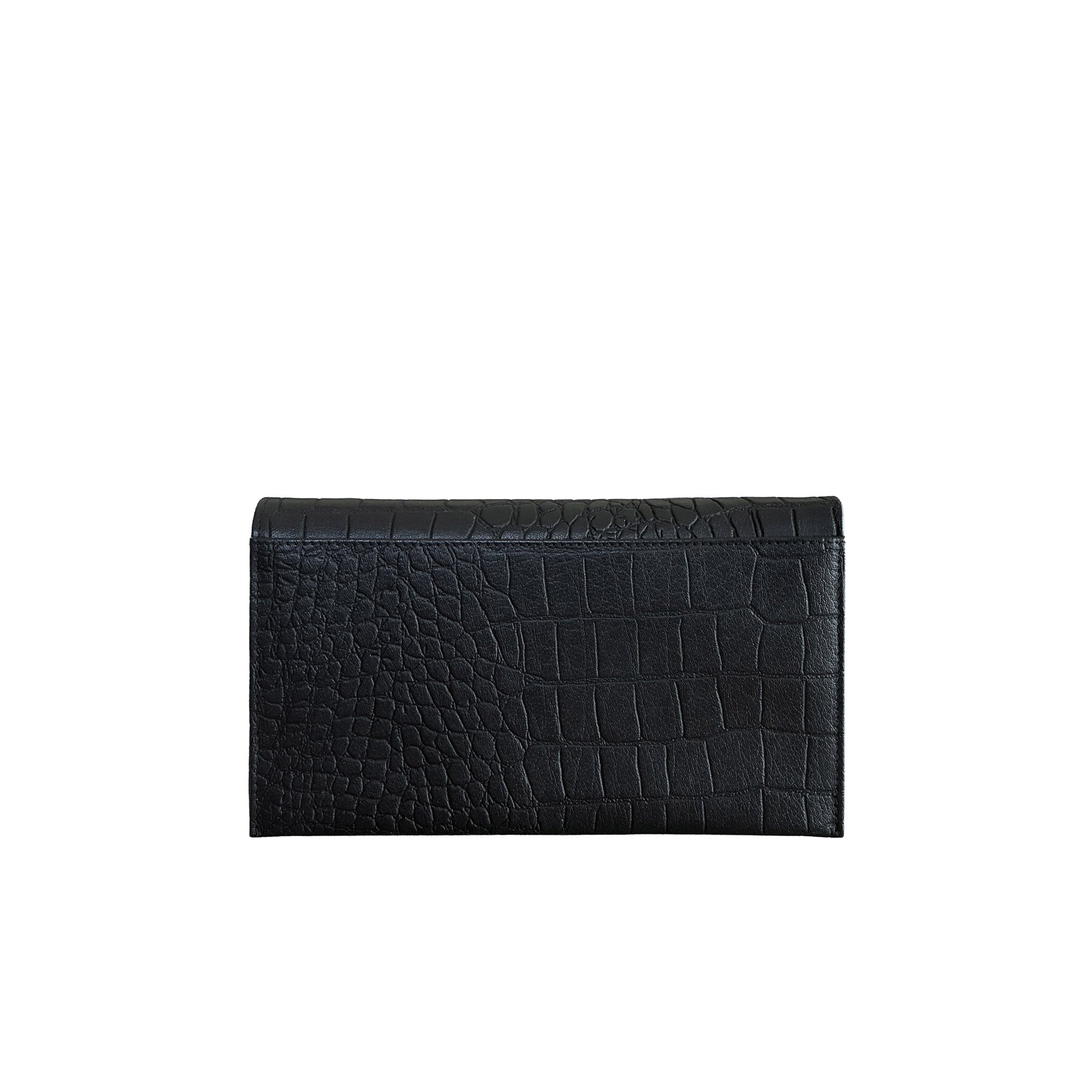 Sommarlov Crossbody Clutch - Black Croc